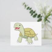 ハッピーガラパゴスカメ ポストカード (スタンド正面)