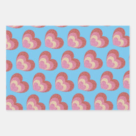 ハッピーガランティン&バレンタインデー ラッピングペーパーシート