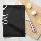 ハッピーガリーᕕ( ᐛ )ᕗミーム絵文字文字アート キッチンタオル (四つ折り)