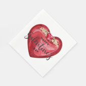 ハッピーガレンティネス スタンダードランチョンナプキン (角)