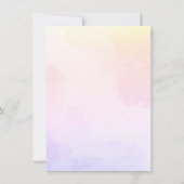 ハッピーガレンティンの日ハッシュタグレッツパーティーレッドローズ 招待状 (裏面)