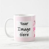 ハッピーガレンティンの日バレンタインデーパーソナライズされた コーヒーマグカップ (左)