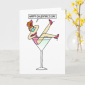 ハッピーガレンティンの日 カード (黄色い花)