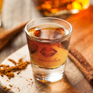 ハッピーガレンティンの日  パーソナライズされた   ショットグラス