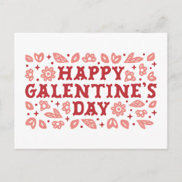 ハッピーガレンティンデイフローラ女性のカーボーイ美学 ポストカード