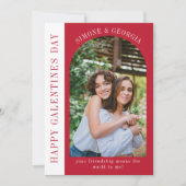 ハッピーガレンティンモダンズの日の友情 シーズンカード (正面)