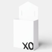 ハッピーガレンティーズデイXOXO白黒 モダン フェイバーボックス (オープン)