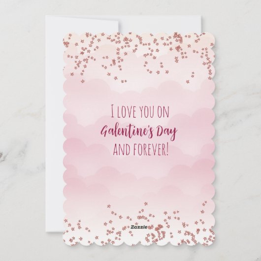 ハッピーガレンティーヌの日フェミニンデザイン シーズンカード (裏面)