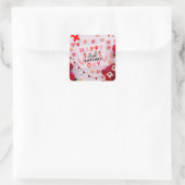 ハッピーガレンティーヌデイフード&スピリッツパーティー スクエアシール (バッグ)