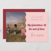 ハッピーガレンティーヌバレンタインデー シーズンカード (正面/裏面)