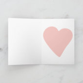 ハッピーガレンティーンズデイフローラピンクハート シーズンカード (内部)