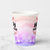 ハッピーガレンティーンズデイ赤いハート&ウィングスパーティー 紙コップ (右)