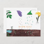 ハッピーガーデニングシーズン |ガーデナーありがとうございました ポストカード (正面/裏面)