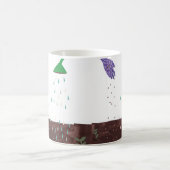 ハッピーガーデニングシーズン |ガーデナーイラストレーション コーヒーマグカップ (中央)