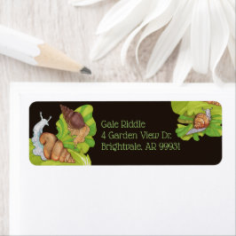 ハッピーガーデンカタツムリ ラベル