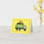 ハッピーガーベージマンデイトリビアグリーティングカード カード (黄色い花)