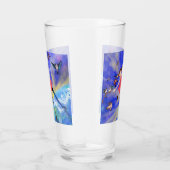 ハッピーガールと鳥 – Happines タンブラーグラス (右)