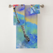 ハッピーガールと鳥 – Happines バスタオルセット (インサイチュ)