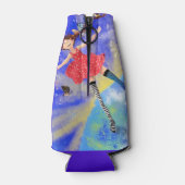 ハッピーガールと鳥 – Happines - ボトルクーラー (裏面)