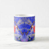 ハッピーガールと鳥 – Happines - Joy - コーヒーマグカップ (中央)