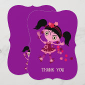 ハッピーガールギフト批評 サンキューカード (正面/裏面)