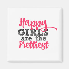 ハッピーガールズかわいらしは感動的磁石 マグネット