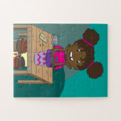 ハッピーガール主演で苗パズル ジグソーパズル (横)