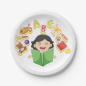 ハッピーガール読ズ ペーパープレート (正面)