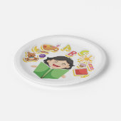 ハッピーガール読ズ ペーパープレート (アングル)