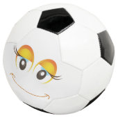 ハッピーガール顔 サッカーボール (3/4)