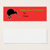 ハッピーキウイクリスマスギフトプレゼントラベル (正面&裏面)