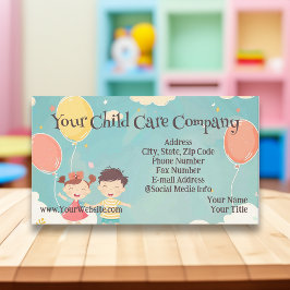 ハッピーキッズとバルーン保育園のお子様 名刺