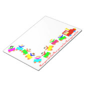 ハッピーキッズトレイン ノートパッド (アングル)