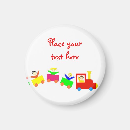 ハッピーキッズトレイン マグネット (正面)