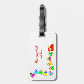 ハッピーキッズトレイン ラゲッジタグ (裏面縦)
