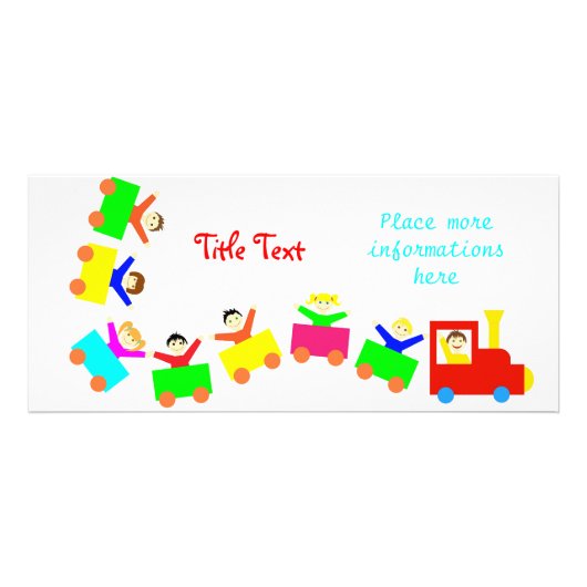 ハッピーキッズトレイン ラックカード (正面)