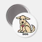 ハッピーキッズドッグマグネット マグネット (正面/裏面)