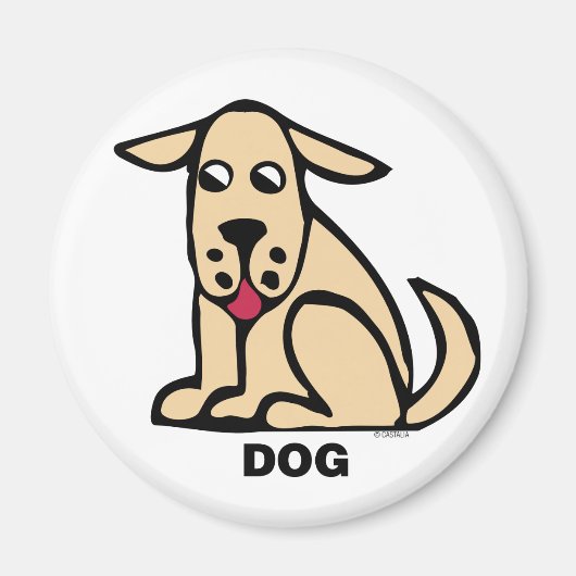 ハッピーキッズドッグマグネット マグネット (正面)