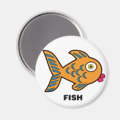 ハッピーキッズフィッシュマグネット マグネット (正面/裏面)