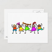 ハッピーキッズ ポストカード (正面/裏面)