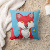 ハッピーキツネ クッション (ブランケット)