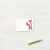 ハッピーキツネ ポストイット (デスク上)