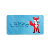 ハッピーキツネ ラベル (正面)