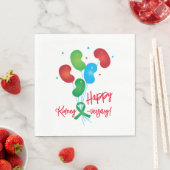 ハッピーキドニーバーサリーペーパーナプキン スタンダードランチョンナプキン (インサイチュ)