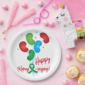 ハッピーキドニーバーサリー紙プレート ペーパープレート (パーティー)