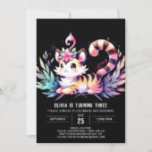 ハッピーキャッスルタイガー誕生日 招待状 (正面)