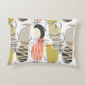 ハッピーキャッツお洒落パターン アクセントクッション (裏面)