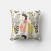 ハッピーキャッツお洒落パターン クッション (正面)