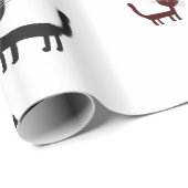 ハッピーキャッツアートリトグラフィーラッピング紙 ラッピングペーパー (ロールコーナー)