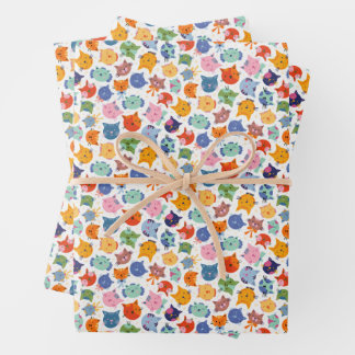 ハッピーキャッツラッピング紙 ラッピングペーパーシート